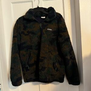 Columbia Sherpa fleece zip up